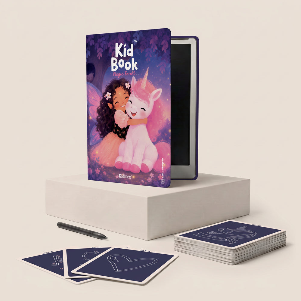 Outlet - Tablet Graficzny z kartami pracy do rysowania - KidBook - Magic Forest