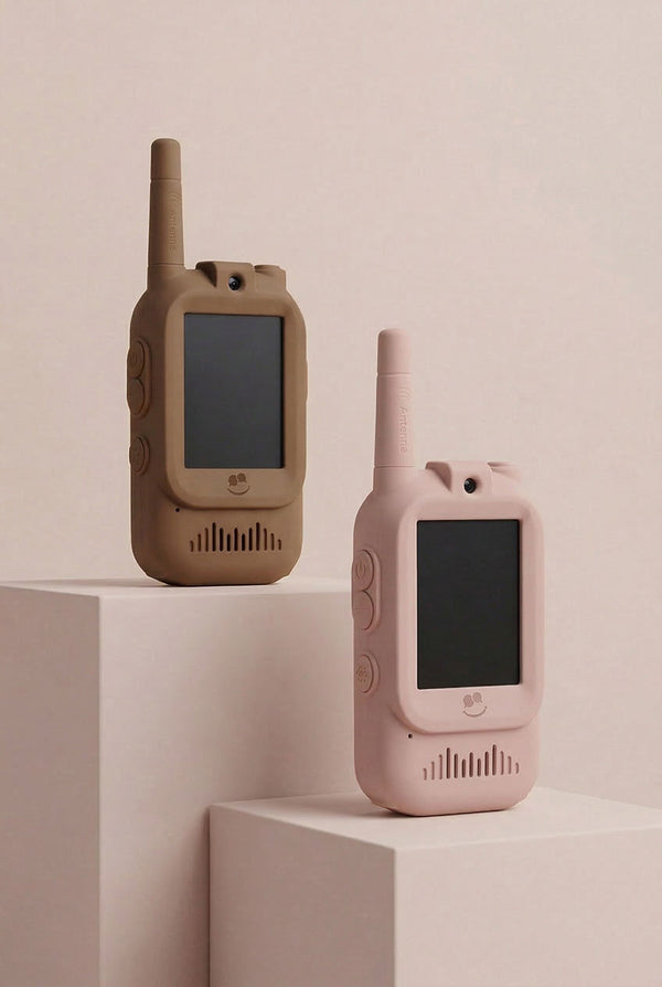 KidTooki – Video-Walkie-Talkie – Beige & Rosa