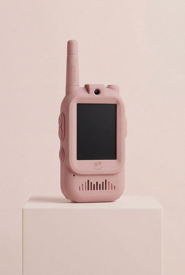 KidTooki – Video-Walkie-Talkie – Beige & Rosa