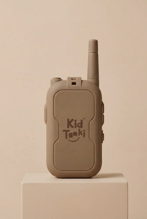 KidTooki – Video-Walkie-Talkie – Beige & Braun