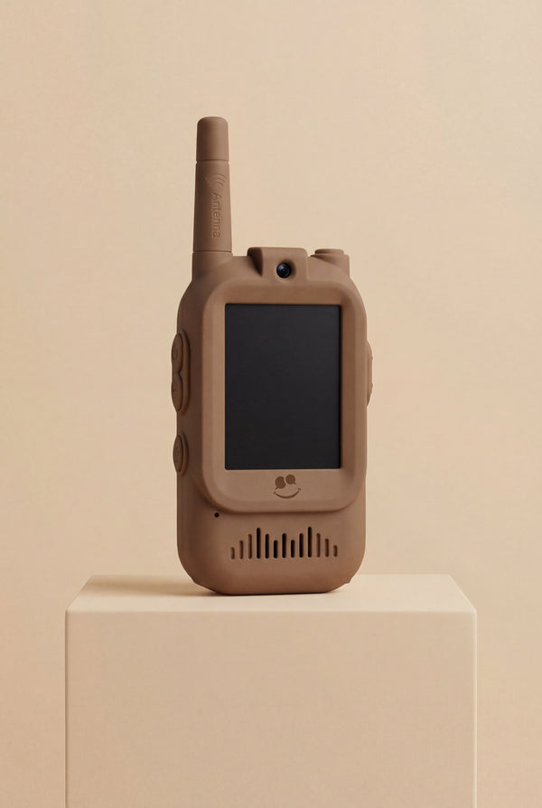 KidTooki – Video-Walkie-Talkie – Beige & Braun