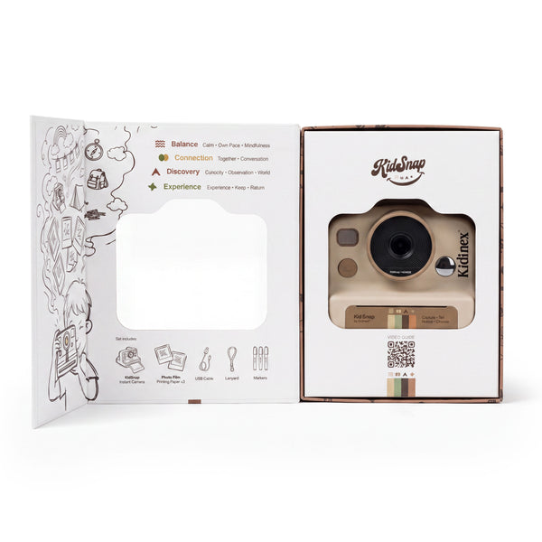 KidSnap™ – Sofortbildkamera für Kinder – Beige