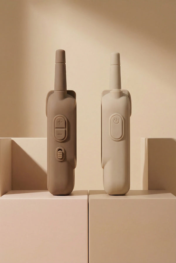 KidTooki – Video-Walkie-Talkie – Beige & Braun
