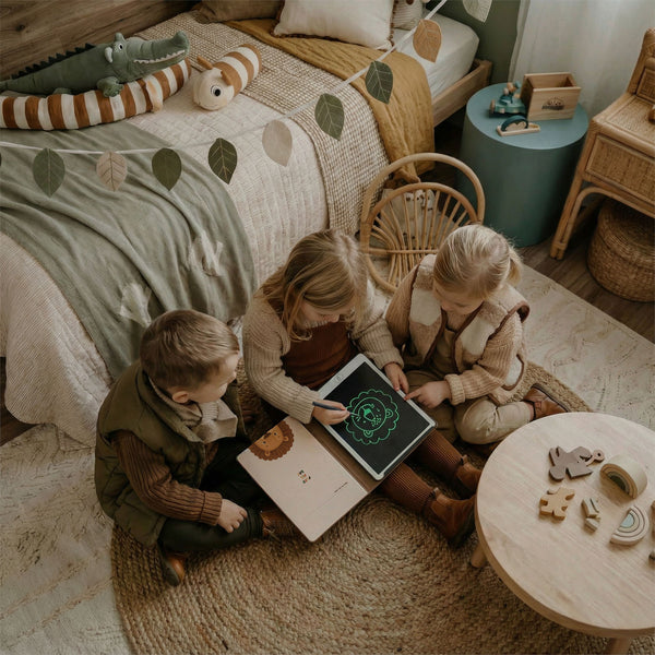 Grafiktablett mit Arbeitskarten zum Zeichnen – KidBook – Safari