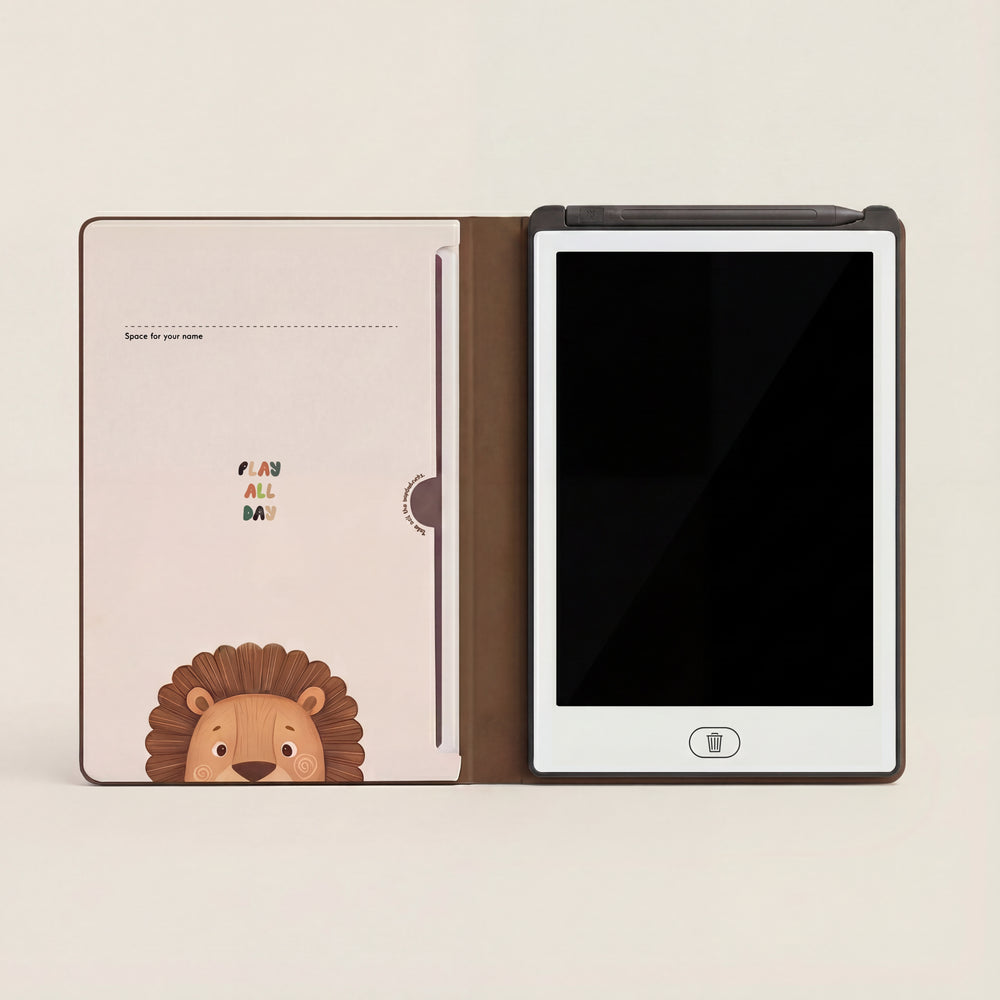 Grafiktablett mit Arbeitskarten zum Zeichnen – KidBook – Safari