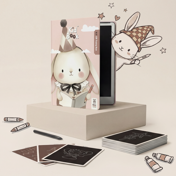 Grafiktablett mit Arbeitskarten zum Zeichnen – KidBook – Rabbit